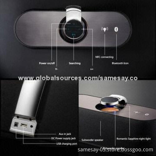2014 Fashionable 2.1-channel Hi-Fi Wireless Bluetooth Speaker, 100Hz-20kHz Frequency Response Range